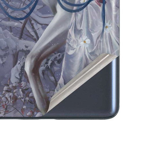 Fairy with Horse in Snow by Nene Thomas Galaxy S20 Fan Edition Skin